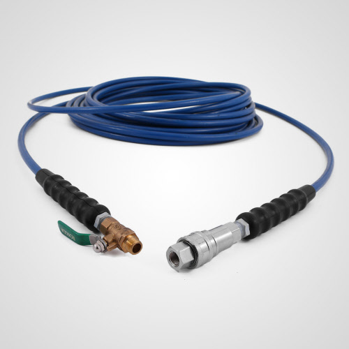 Carpet Cleaning Solution Hose 15m 1/4 Wand Cuff Valve WEPH6